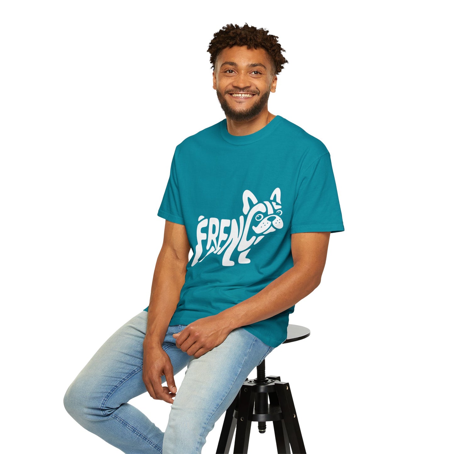 Frenchie Silhouette Tee – Bold French Bulldog Graphic Shirt