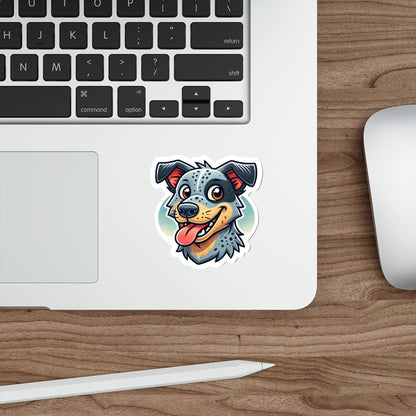 Australian Cattle Dog (Blue Heeler) Die-Cut Vinyl Sticker | Waterproof Pet Lover Decal