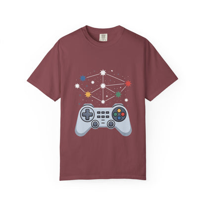 Game Galaxy Tee – Cosmic Gaming Controller Comfort Colors T-Shirt