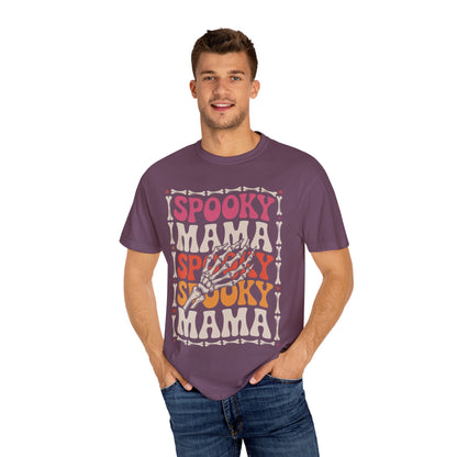 Spooky Mama Tee – Retro Halloween Skeleton Shirt
