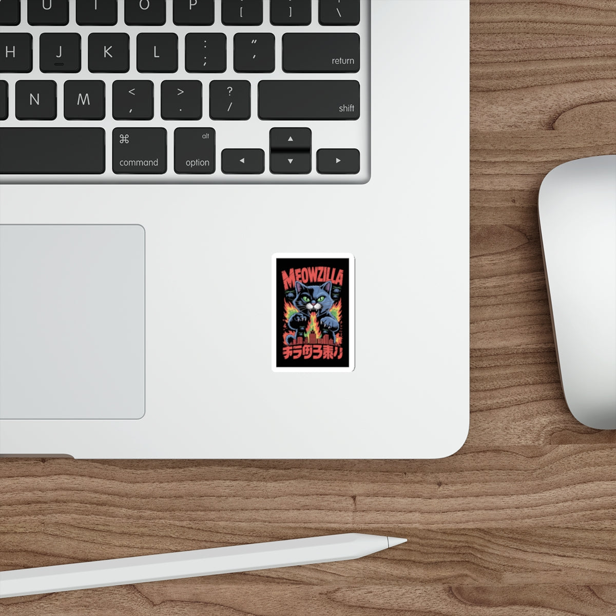 Meowzilla Sticker – Die-Cut Vinyl Sticker