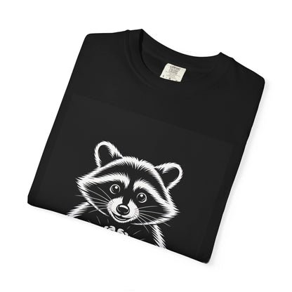 Please Use It Raccoon Tee – Whimsical Brain Reminder Comfort Colors T-Shirt