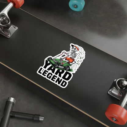 Yard Legend Skeleton Sticker – Die-Cut Vinyl Sticker