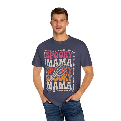 Spooky Mama Tee – Retro Halloween Skeleton Shirt