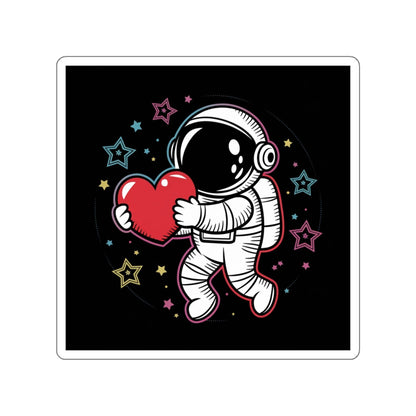 Space Love Astronaut Sticker – Die-Cut Vinyl Sticker