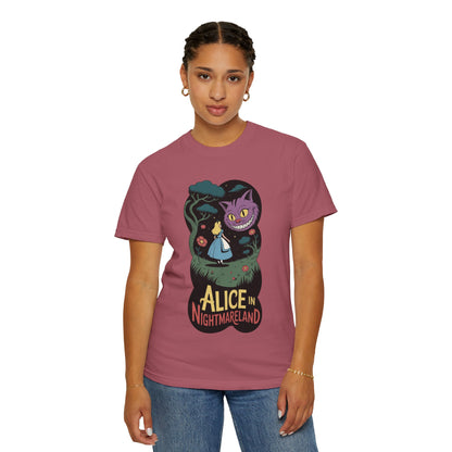 Alice in Nightmareland Tee – Dark Fairy Tale Comfort Colors Shirt