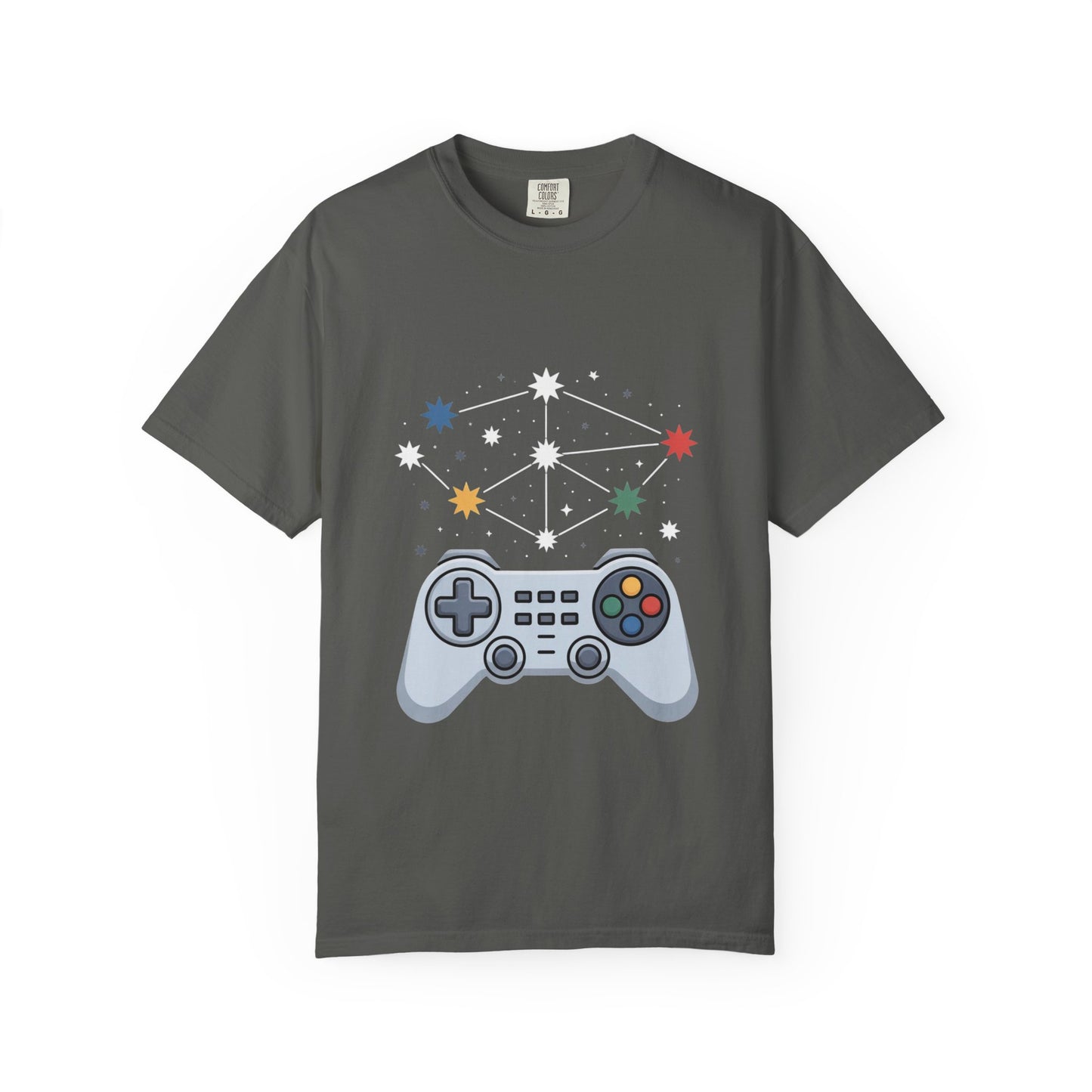 Game Galaxy Tee – Cosmic Gaming Controller Comfort Colors T-Shirt