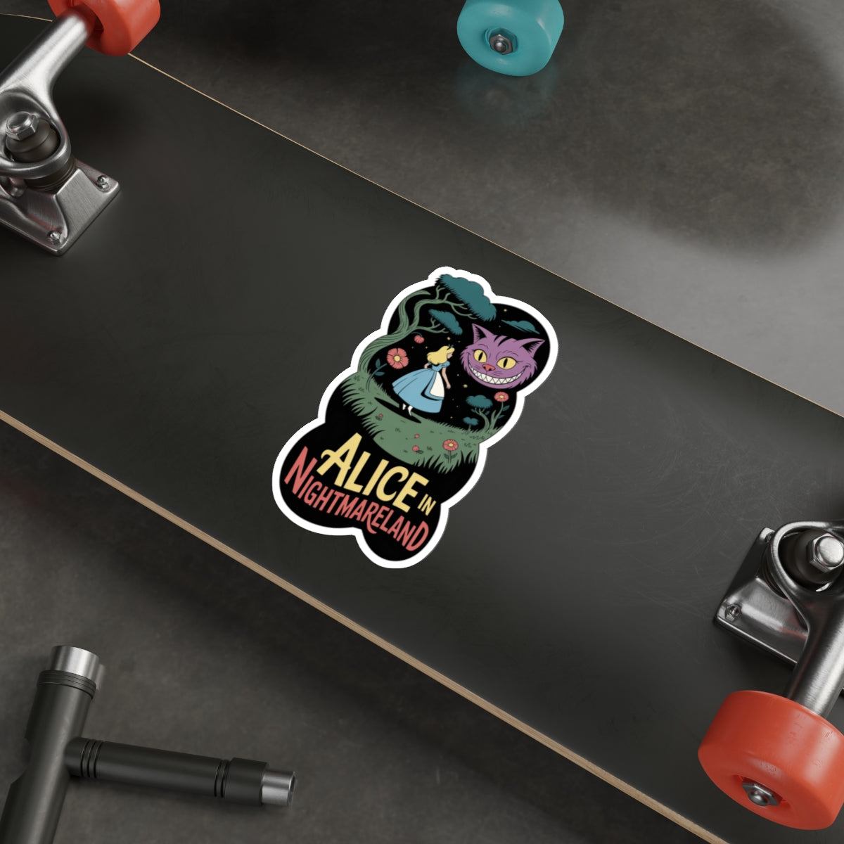 Alice in Nightmareland Sticker – Die-Cut Vinyl Sticker