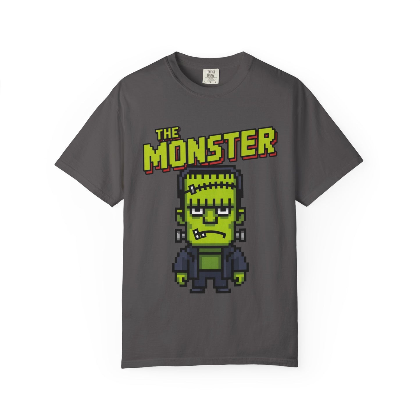 The Monster Pixel Art Tee – Retro Frankenstein Gaming Shirt