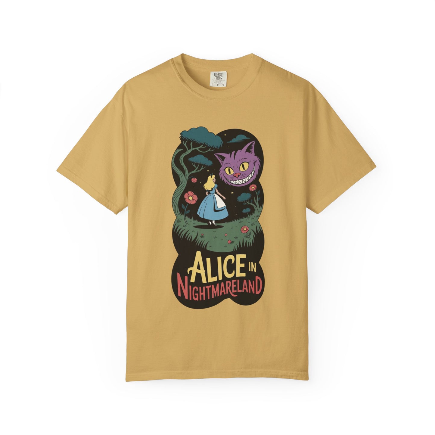 Alice in Nightmareland Tee – Dark Fairy Tale Comfort Colors Shirt