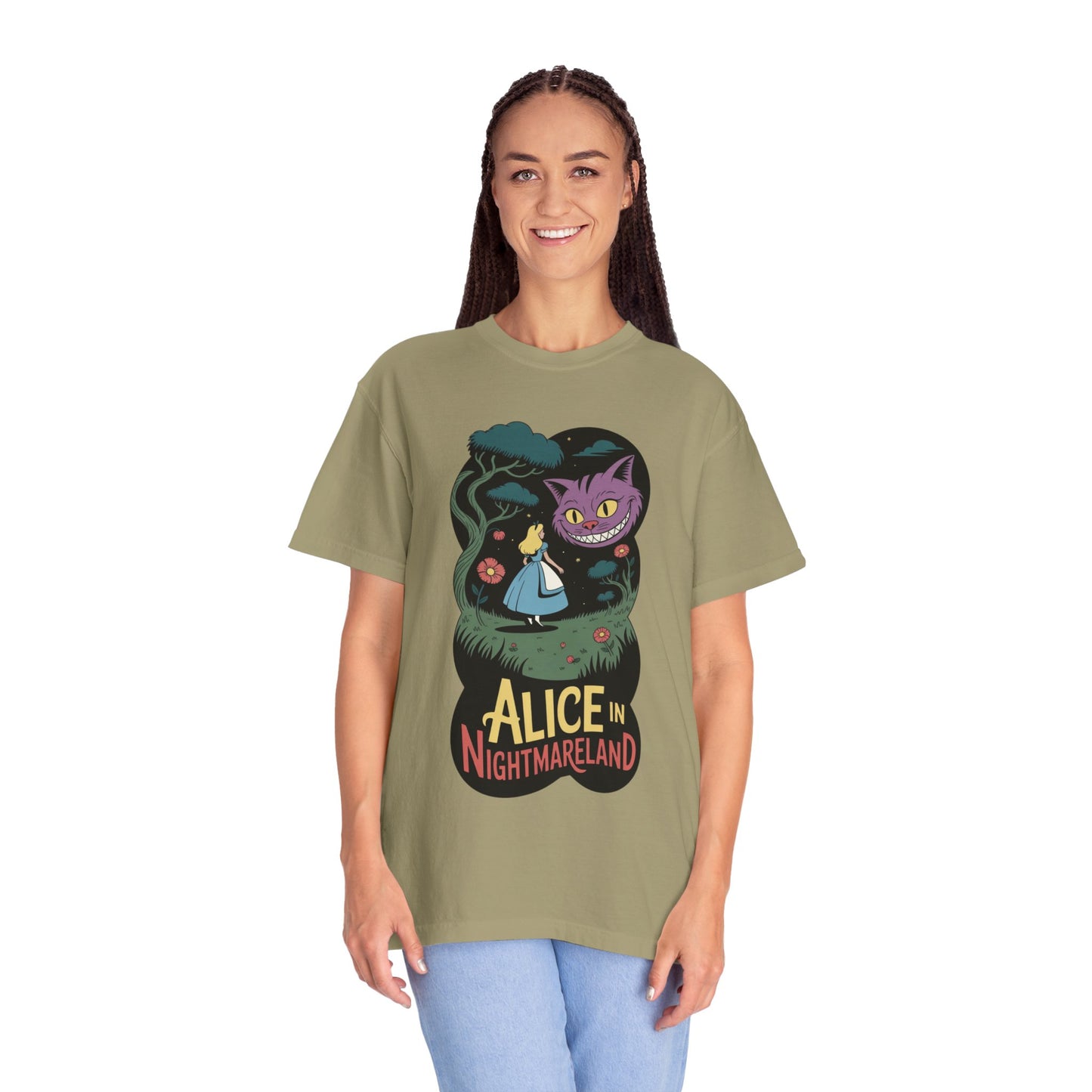 Alice in Nightmareland Tee – Dark Fairy Tale Comfort Colors Shirt