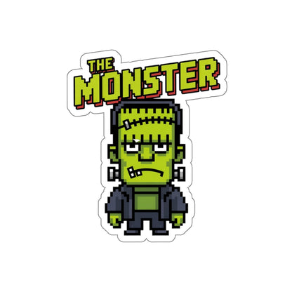 Monster Pixel Art Sticker – Die-Cut Vinyl Sticker
