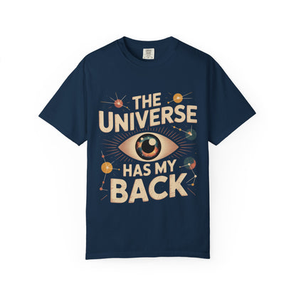 The Universe Has My Back Tee – Cosmic Eye Spiritual Comfort Colors T-Shirt