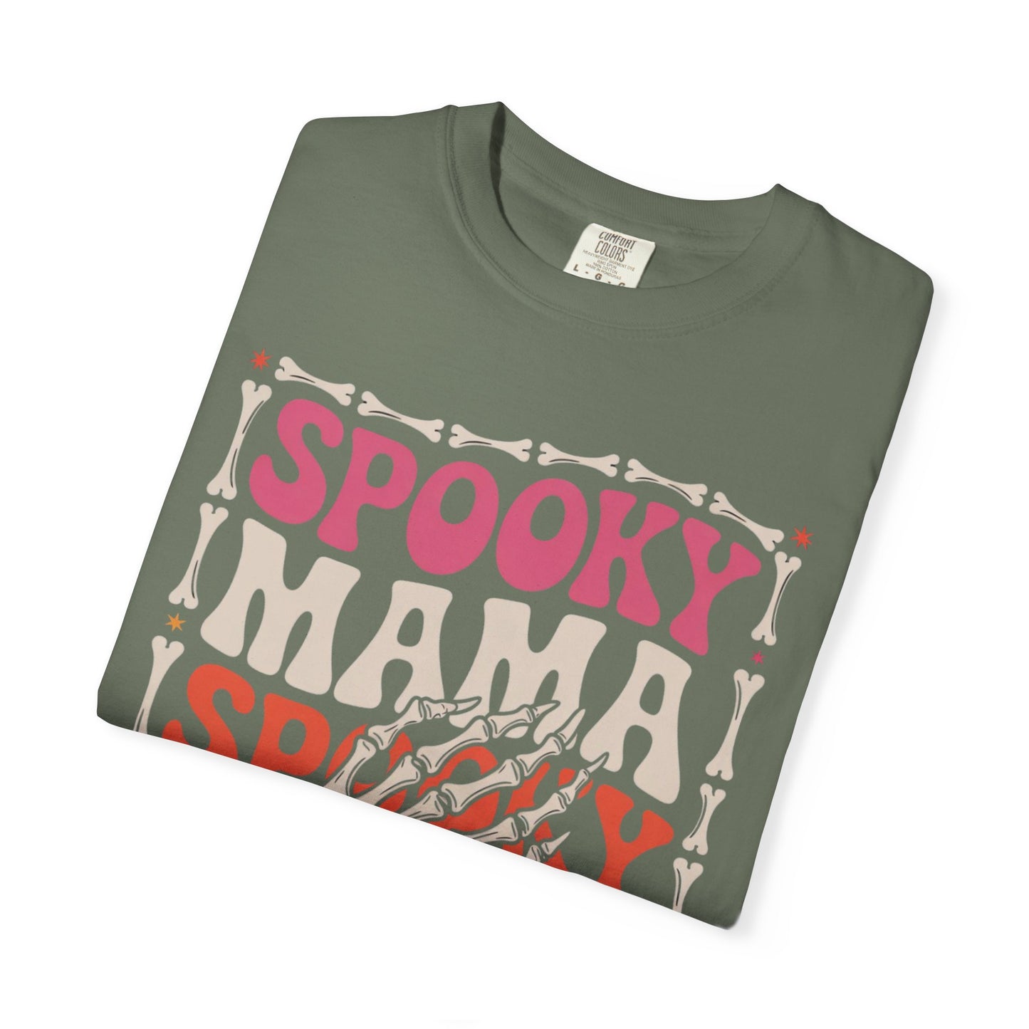 Spooky Mama Tee – Retro Halloween Skeleton Shirt