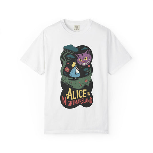 Alice in Nightmareland Tee – Dark Fairy Tale Comfort Colors Shirt