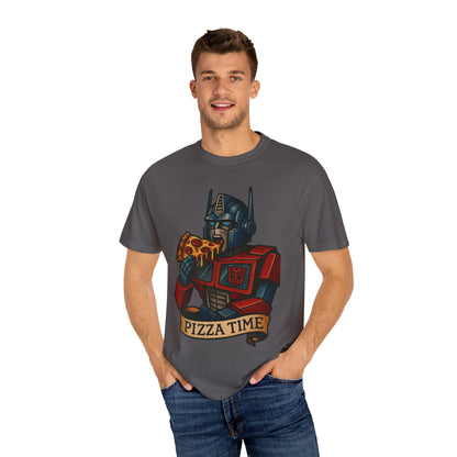 Pizza Time Bot Tee – Comfort Colors Unisex Garment-Dyed T-Shirt