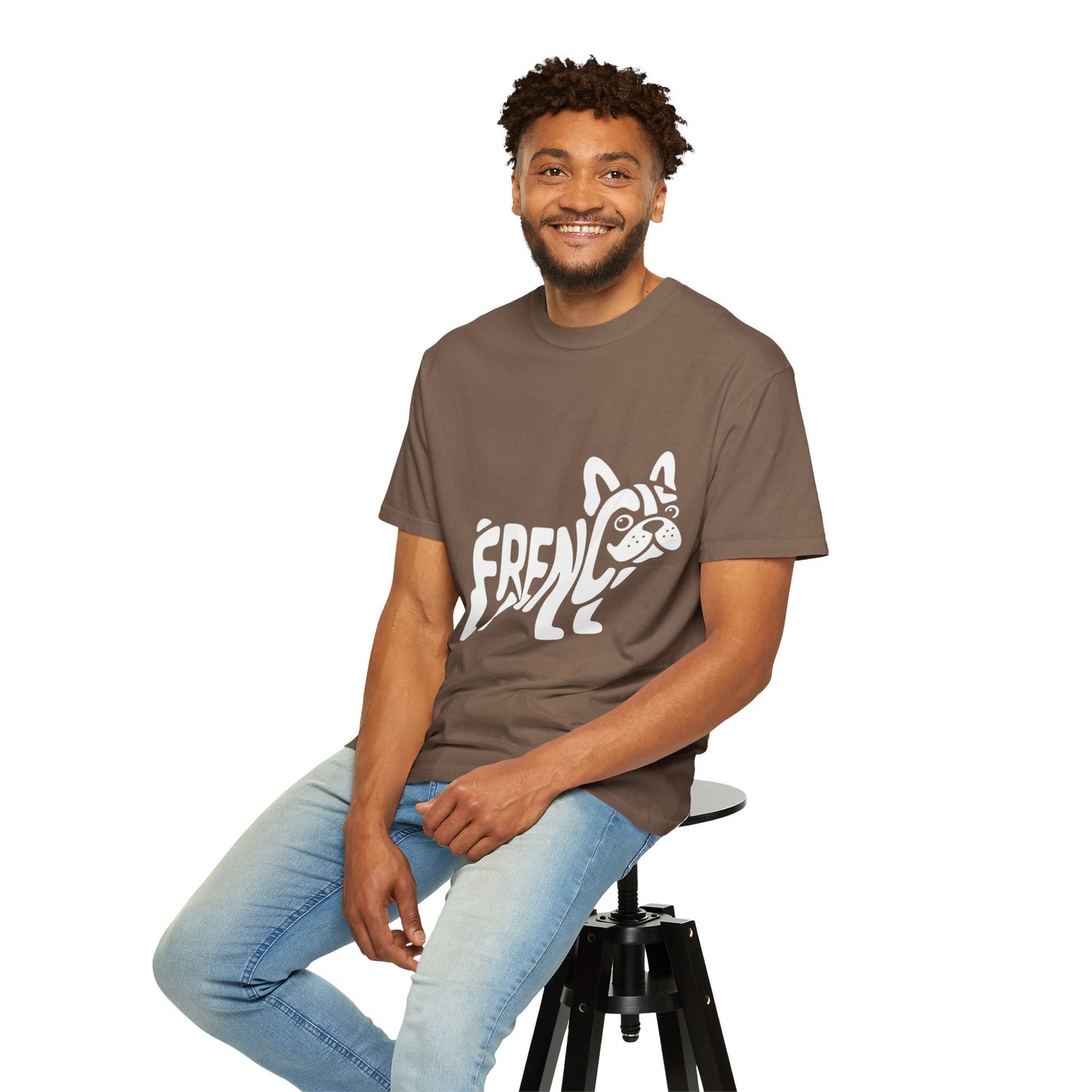 Frenchie Silhouette Tee – Bold French Bulldog Graphic Shirt