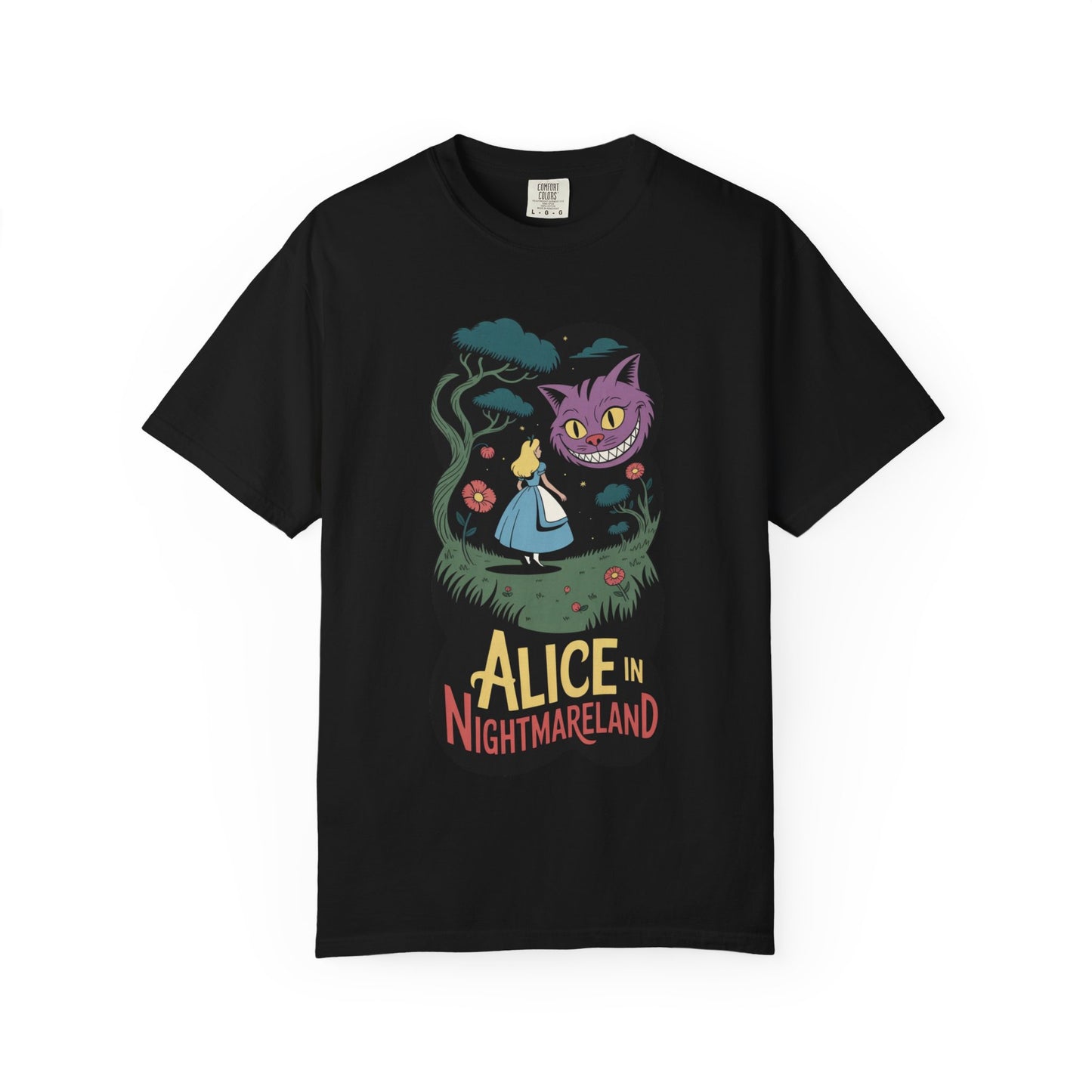 Alice in Nightmareland Tee – Dark Fairy Tale Comfort Colors Shirt