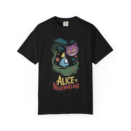 Alice in Nightmareland Tee – Dark Fairy Tale Comfort Colors Shirt