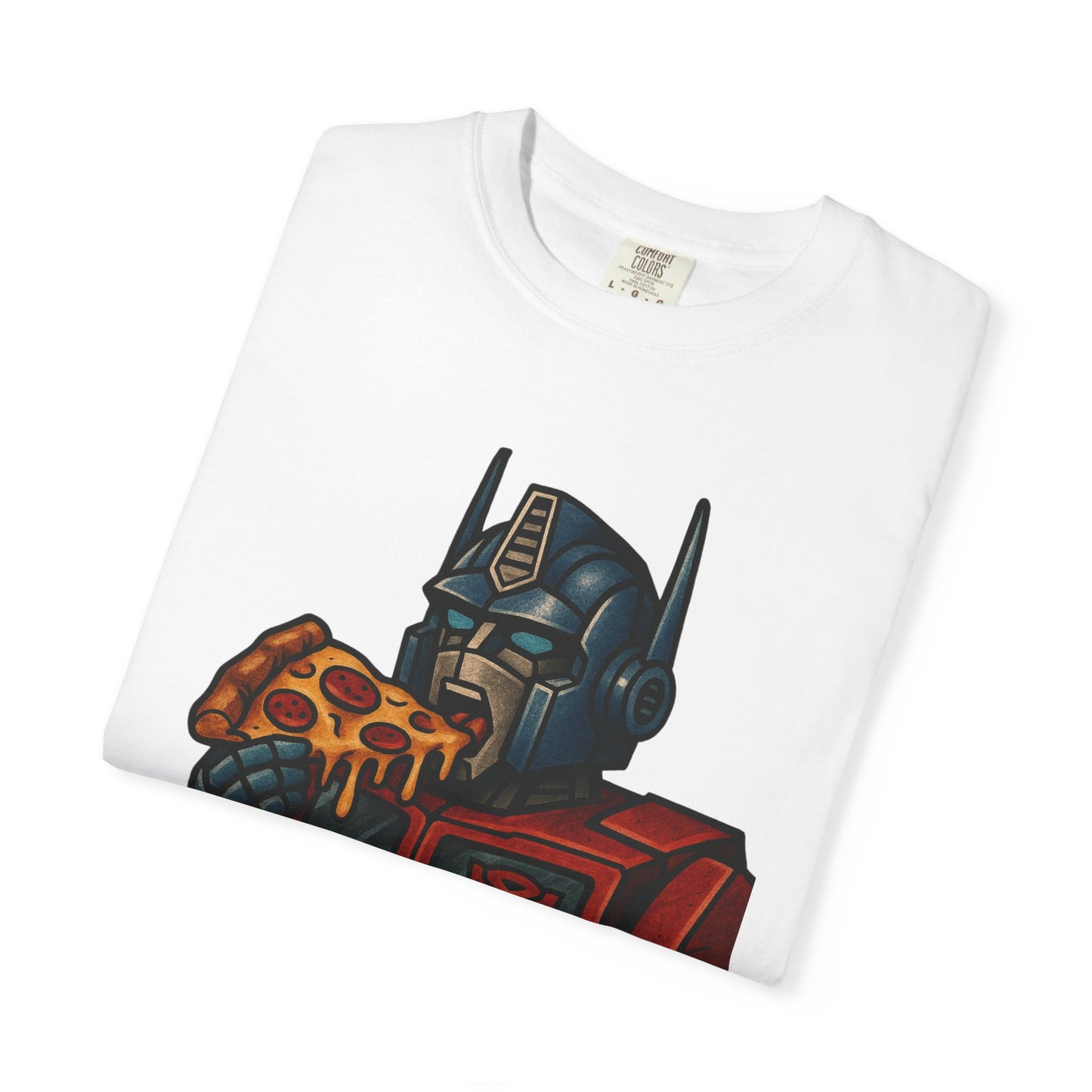 Pizza Time Bot Tee – Comfort Colors Unisex Garment-Dyed T-Shirt