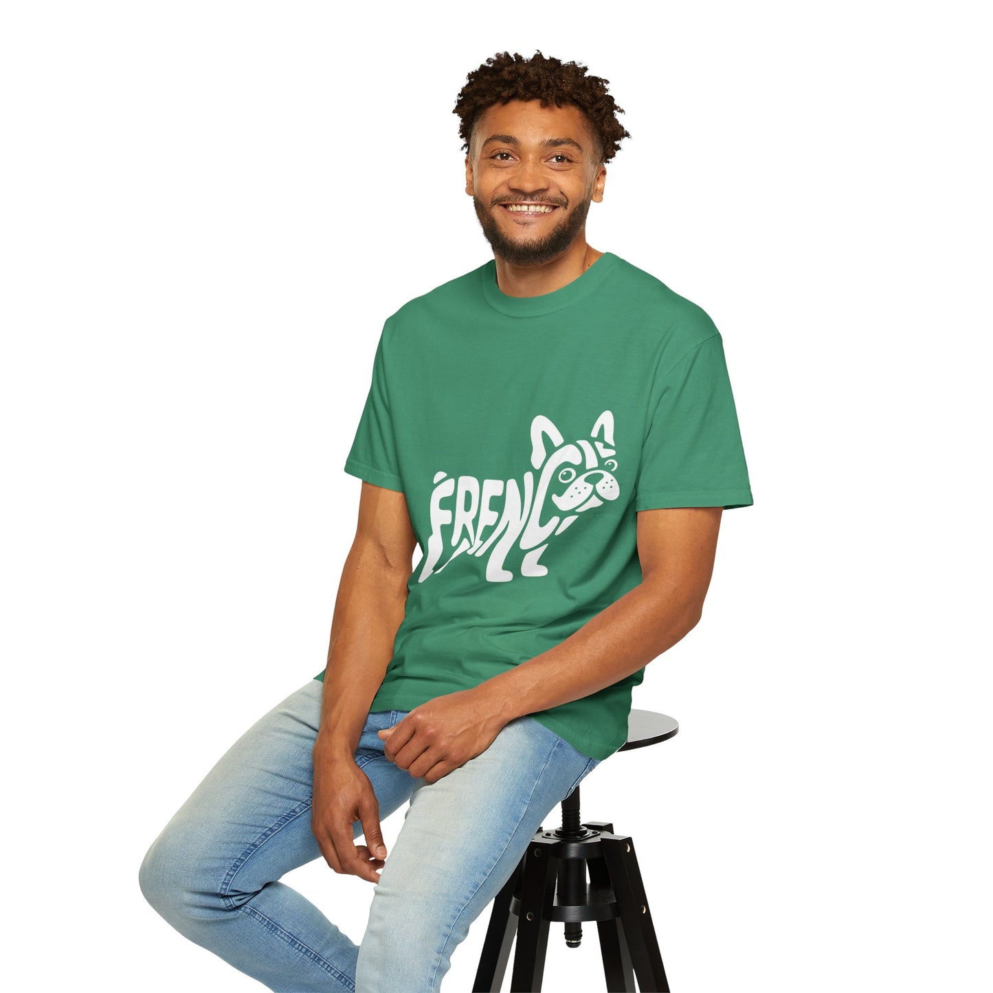 Frenchie Silhouette Tee – Bold French Bulldog Graphic Shirt