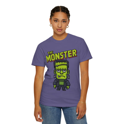 The Monster Pixel Art Tee – Retro Frankenstein Gaming Shirt