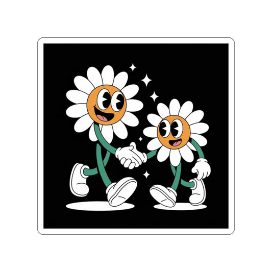 Flower Friends Sticker – Die-Cut Vinyl Sticker