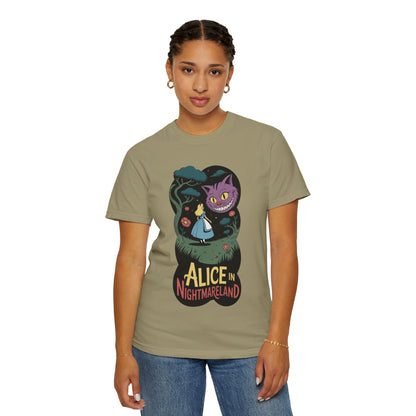 Alice in Nightmareland Tee – Dark Fairy Tale Comfort Colors Shirt