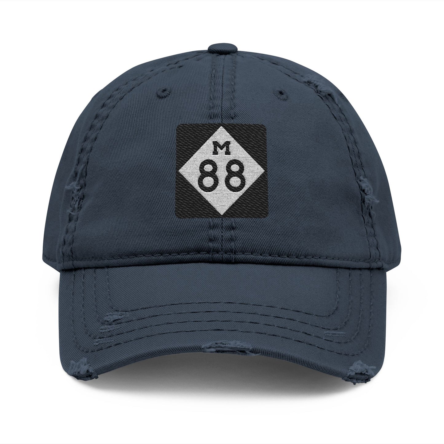 Embroidered M88 Michigan Distressed Dad Hat