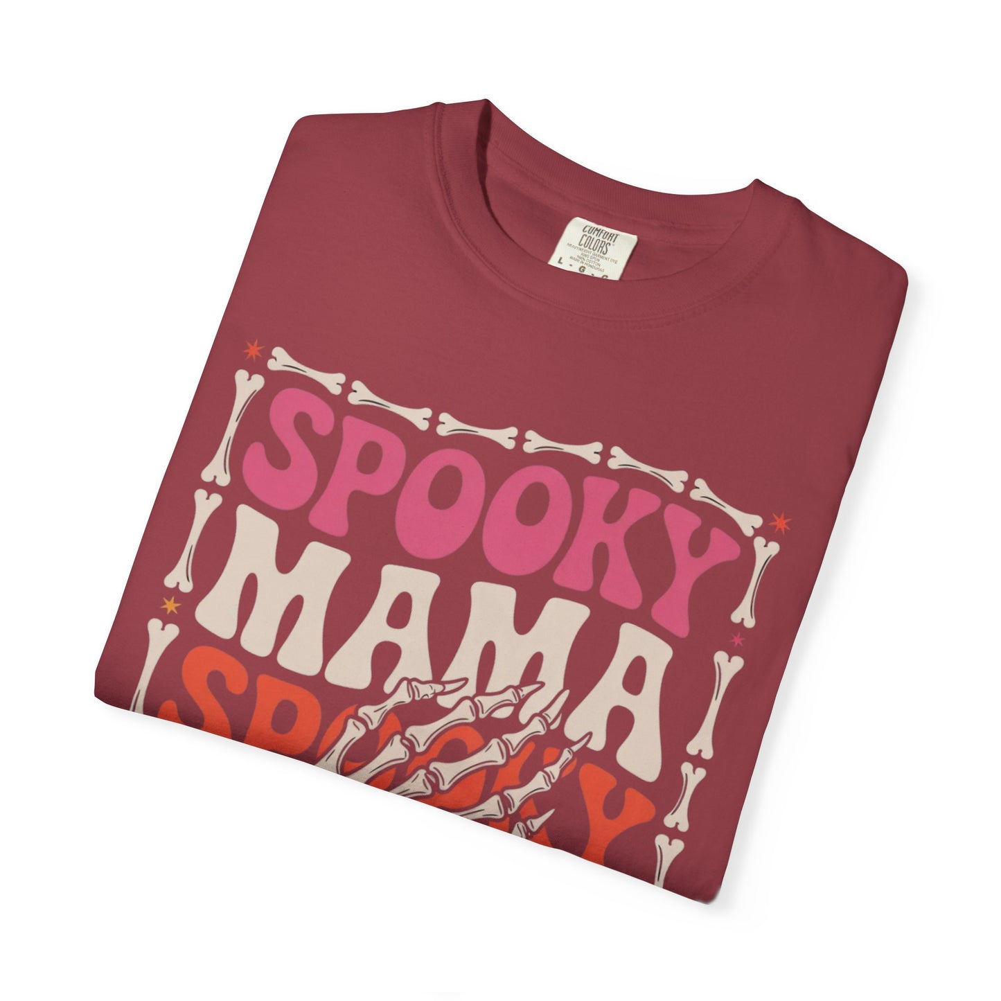 Spooky Mama Tee – Retro Halloween Skeleton Shirt