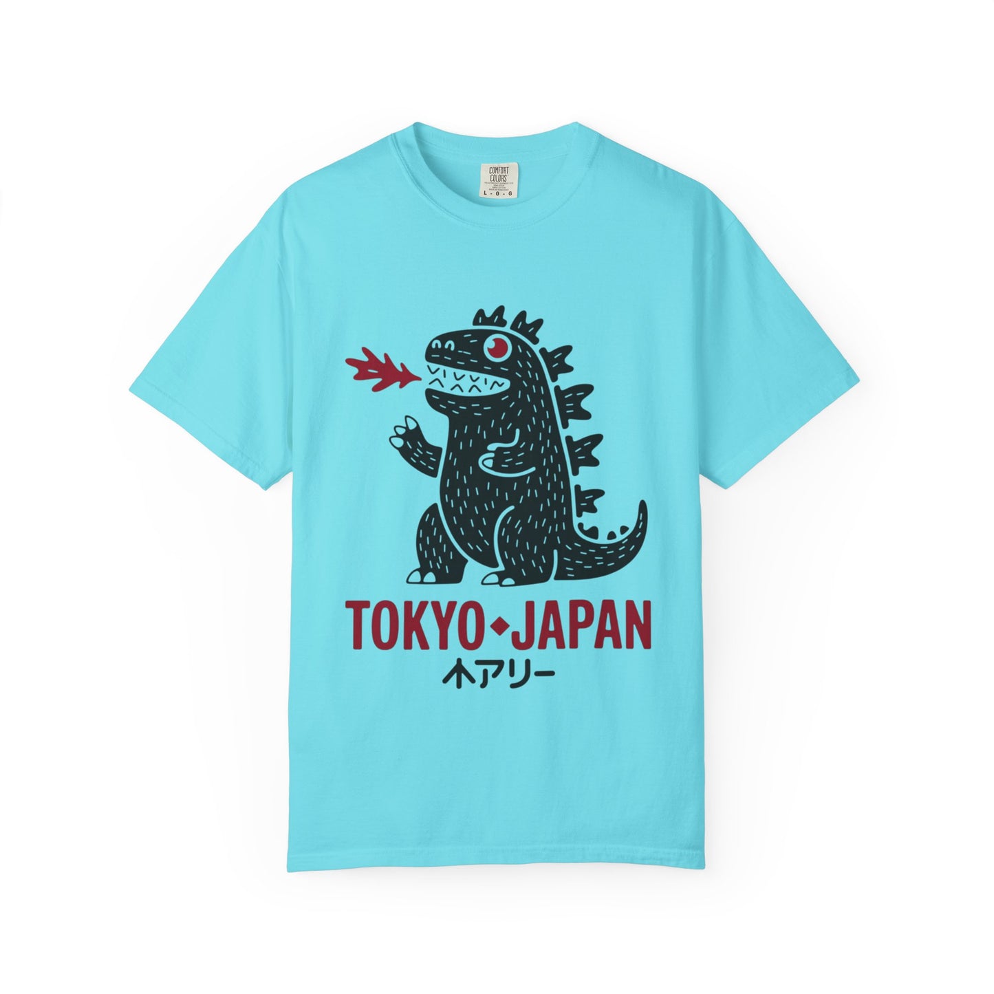 Tokyo Kaiju Tee – Cute Fire-Breathing Monster Graphic Shirt