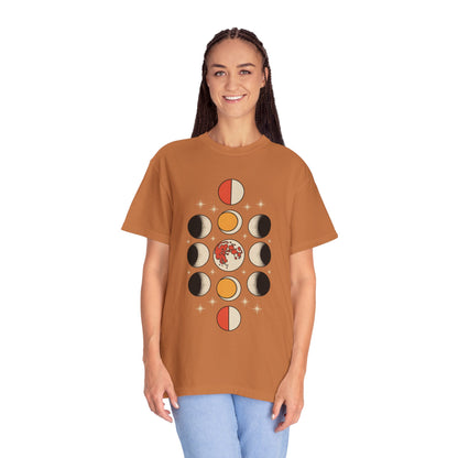 Lunar Phases Tee – Vintage Moon Cycle Graphic Shirt