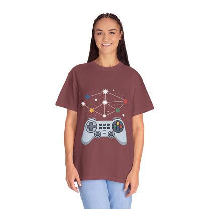 Game Galaxy Tee – Cosmic Gaming Controller Comfort Colors T-Shirt