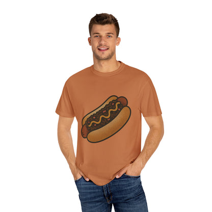 Chili Dog Tattoo Tee – Comfort Colors Unisex Garment-Dyed T-Shirt