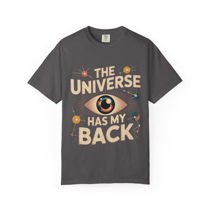 The Universe Has My Back Tee – Cosmic Eye Spiritual Comfort Colors T-Shirt